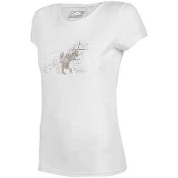 Abbigliamento Donna T-shirt maniche corte 4F TSD067 Bianco