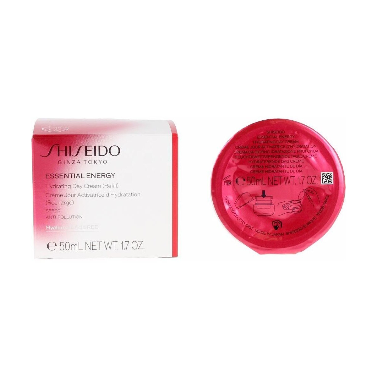 Bellezza Idratanti e nutrienti Shiseido Essential Energy Hydrating Cream Recharge Spf20 