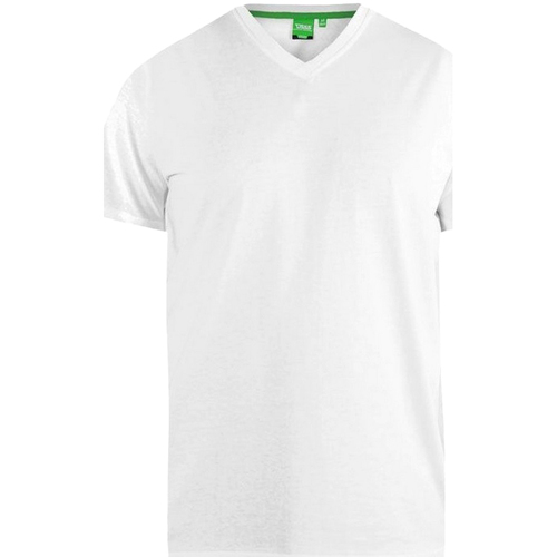 Abbigliamento Uomo T-shirts a maniche lunghe Duke DC144 Bianco