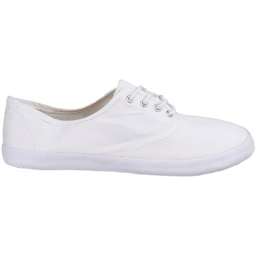 Scarpe Donna Sneakers Mirak GB PLIMSOLLS WHITE MED Bianco