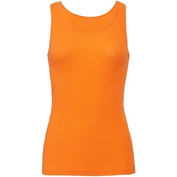 Abbigliamento Donna Top / T-shirt senza maniche Bella + Canvas Rib Arancio