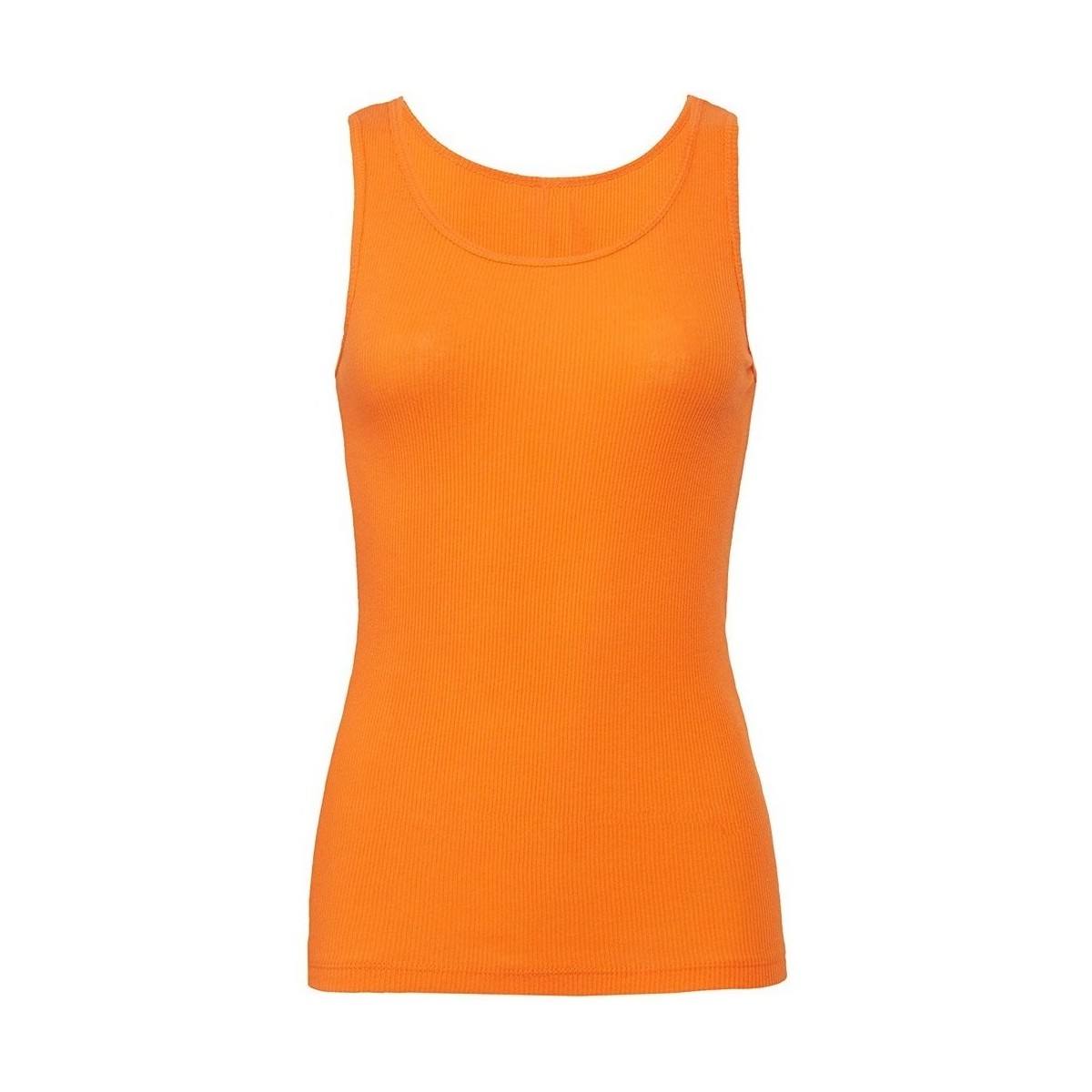 Abbigliamento Donna Top / T-shirt senza maniche Bella + Canvas Rib Arancio