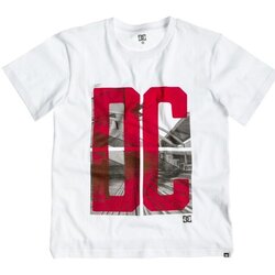 Abbigliamento Unisex bambino T-shirt maniche corte DC Shoes T-Shirt Railing Bambino Bianco