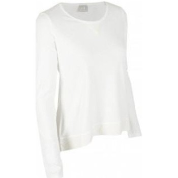 Abbigliamento Donna T-shirts a maniche lunghe Deha Maglia a maniche lunghe donna Soft Jersey Pizzo Bianco