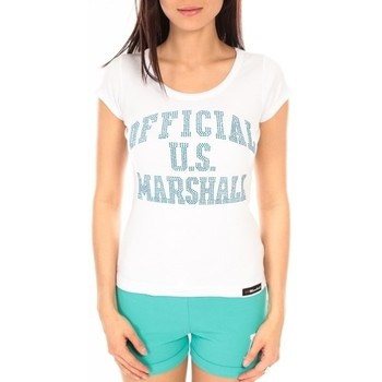 Abbigliamento Donna T-shirt maniche corte Sweet Company T-shirt US Marshall blanc F.T111 Bianco