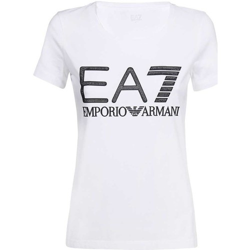 Abbigliamento Donna T-shirt & Polo Ea7 Emporio Armani T-shirt EA7 3LTT46 TJFVZ Donna Bianco Bianco