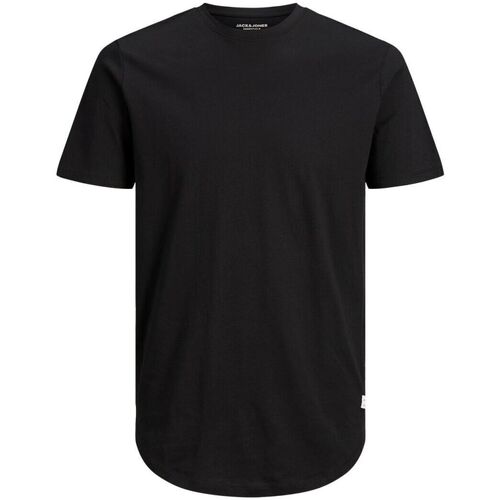 Abbigliamento Uomo T-shirt & Polo Jack & Jones 12184933 NOA TEE-BLACK Nero
