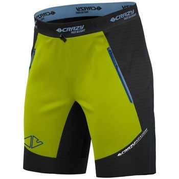 Abbigliamento Uomo Shorts / Bermuda Crazy Idea Pantaloncini Acceleration Uomo Linken Verde