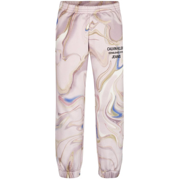 Abbigliamento Unisex bambino Pantaloni Calvin Klein Jeans - Pantalone rosa IG0IG01264-0JV Rosa