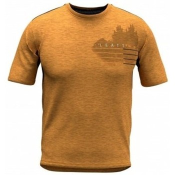 Abbigliamento T-shirt maniche corte Leatt Maillot  MTB Trail 1.0 Giallo