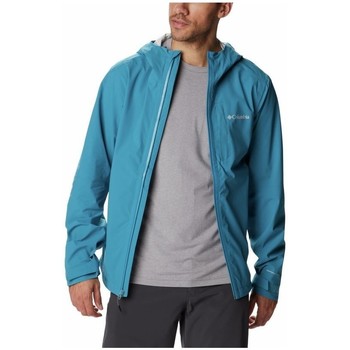 Abbigliamento Uomo Giubbotti Columbia Sportswear Giacca shell impermeabile Ampli-Dry Azzurro Blu