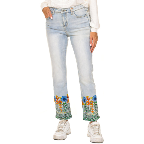 Abbigliamento Donna Pantaloni Desigual 19SWDD18-5160 Blu