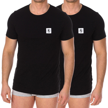 Abbigliamento Uomo T-shirt maniche corte Bikkembergs BKK1UTS07BI-BLACK Nero