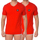 Abbigliamento Uomo T-shirt maniche corte Bikkembergs BKK1UTS08BI-RED Rosso