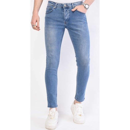 Abbigliamento Uomo Jeans slim True Rise 134375241 Blu