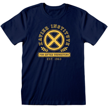 Abbigliamento T-shirts a maniche lunghe X-Men Xavier Institute Blu
