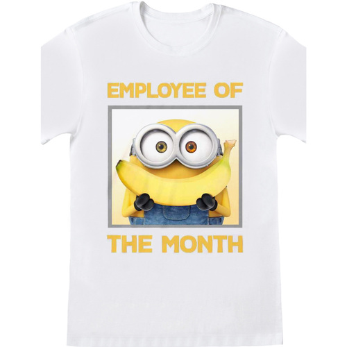 Abbigliamento T-shirts a maniche lunghe Minions Employee Of The Month Multicolore