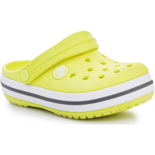 Scarpe Unisex bambino Sandali Crocs Crocband Kids Clog T 207005-725 Giallo