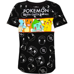 Abbigliamento Bambino T-shirts a maniche lunghe Pokemon NS6693 Nero