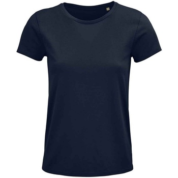 Abbigliamento Donna T-shirts a maniche lunghe Sols Crusader Blu