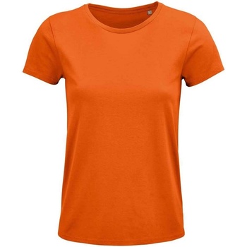 Abbigliamento Donna T-shirts a maniche lunghe Sols Crusader Arancio