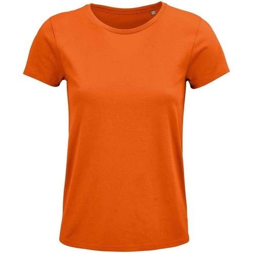 Abbigliamento Donna T-shirts a maniche lunghe Sols Crusader Arancio