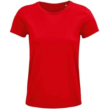 Abbigliamento Donna T-shirts a maniche lunghe Sols Crusader Rosso