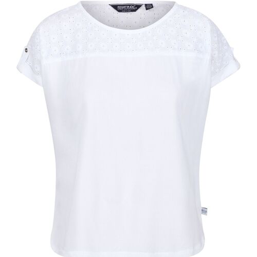 Abbigliamento Donna T-shirts a maniche lunghe Regatta Jaida Bianco