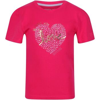 Abbigliamento Unisex bambino T-shirts a maniche lunghe Regatta Bosley V Rosso