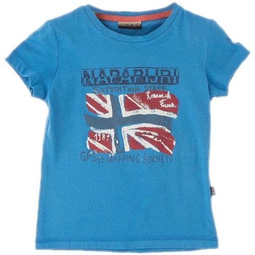 Abbigliamento Bambino T-shirt maniche corte Napapijri  Blu