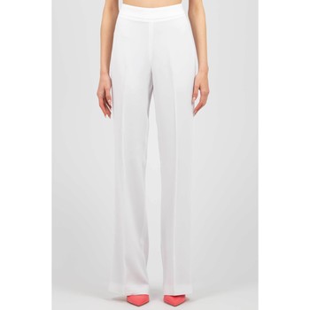 Abbigliamento Donna Pantaloni Sartoria 74 PN1900 WHITE Bianco