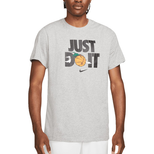 Abbigliamento Uomo T-shirt maniche corte Nike Just Do It Grigio