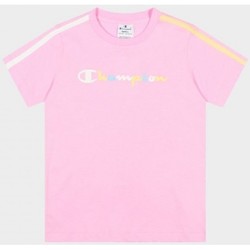 Abbigliamento Bambina T-shirt maniche corte Champion T-shirt  girocollo summer colors (404349) Rosa