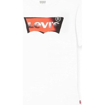 Abbigliamento Unisex bambino T-shirt & Polo Levi's 9EE909 SPRAY BATWING-WHITE Bianco