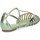 Scarpe Donna Sandali Il Laccio sandalo 1613 pelle verde Verde