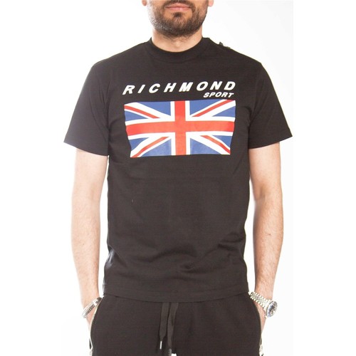 Abbigliamento Uomo T-shirt maniche corte Richmond Sport UMP22017TS Nero
