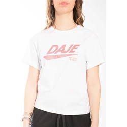 Abbigliamento Donna T-shirt maniche corte Daje TSDJ01001D Bianco