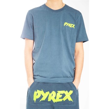 Abbigliamento Uomo T-shirt maniche corte Pyrex 22EPB43047 BLU