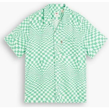 Abbigliamento Uomo Camicie maniche lunghe Levi's 72625 0056 - SUNSET CAMP-TRIPPY CHECK Verde