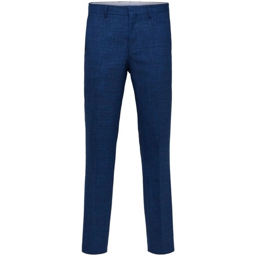 Abbigliamento Uomo Pantaloni Selected 16078222 OASIS-BLUE Blu