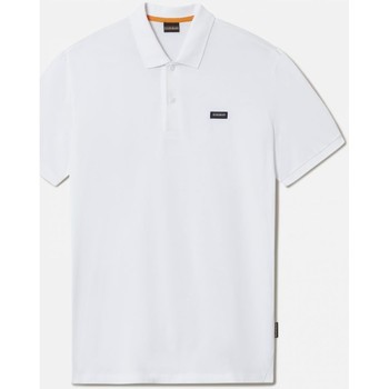 Abbigliamento Uomo T-shirt & Polo Napapijri E-RHEMES NP0A4G2K-002 BRIGHT WHITE Bianco