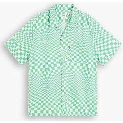 Abbigliamento Uomo Camicie maniche lunghe Levi's 72625 0056 - SUNSET CAMP-TRIPPY CHECK Verde