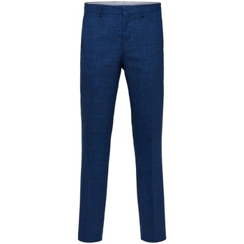 Abbigliamento Uomo Pantaloni Selected 16078222 OASIS-BLUE Blu