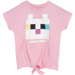 Abbigliamento Bambina T-shirts a maniche lunghe Minecraft NS6689 Rosso