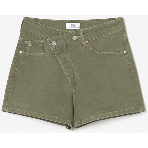 Abbigliamento Donna Shorts / Bermuda Le Temps des Cerises Shorts shorts in jeans MOSTA Verde