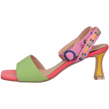 Scarpe Donna Sandali Exé Shoes Exe' NATALIE 125 Sandalo Donna VERDE/ROSA Multicolore