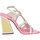 Scarpe Donna Sandali Exé Shoes Exe' DOMIINIC 522 Sandalo Donna GHIACCIO/PINK/GIALLO Multicolore
