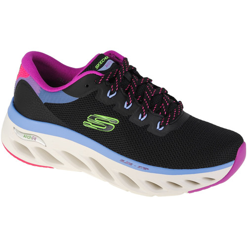 Scarpe Donna Sneakers basse Skechers Arch Fit Glide-Step - Highlighter Nero