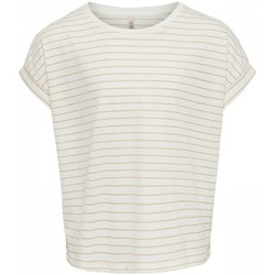 Abbigliamento Bambina T-shirt & Polo Only 15253112 KARLA-CLOUD DANCER Beige