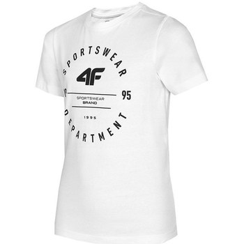 Abbigliamento Bambino T-shirt maniche corte 4F JTSM003 Bianco